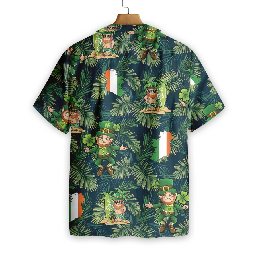 Irish People Proud Leprechaun Tropical Hawaiian Shirt