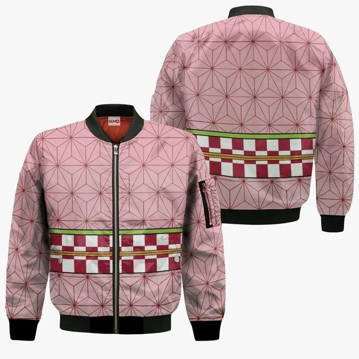 Kamado Nezuko Demon Slayer  Anime Manga 3D Bomber Jacket