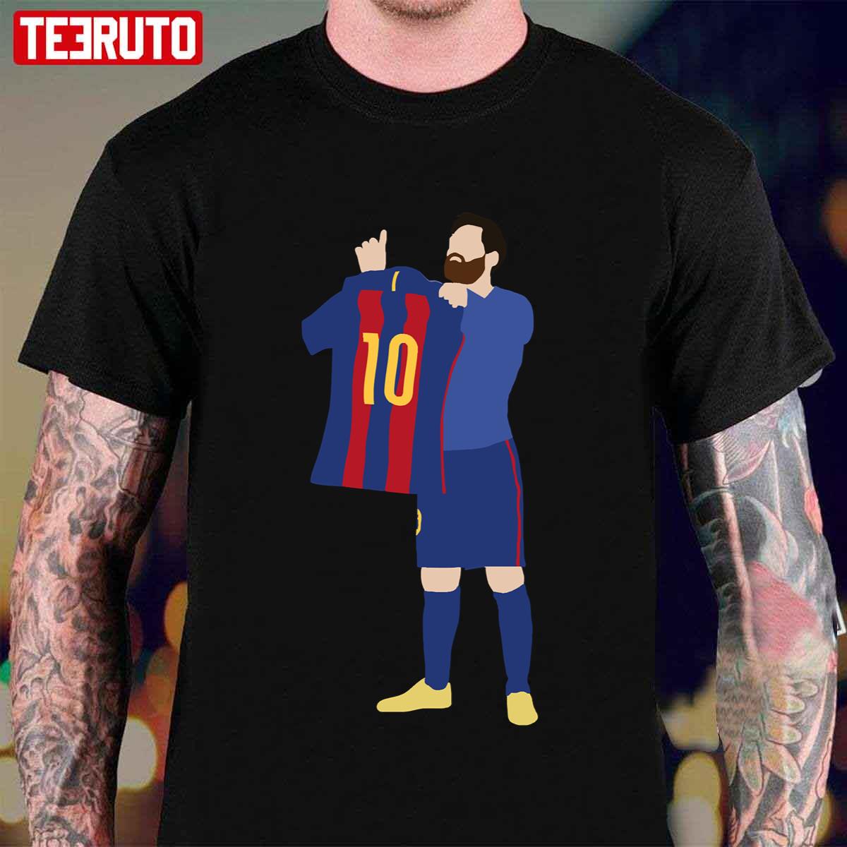Lionel Messi No 10 Barcelona Unisex T-Shirt