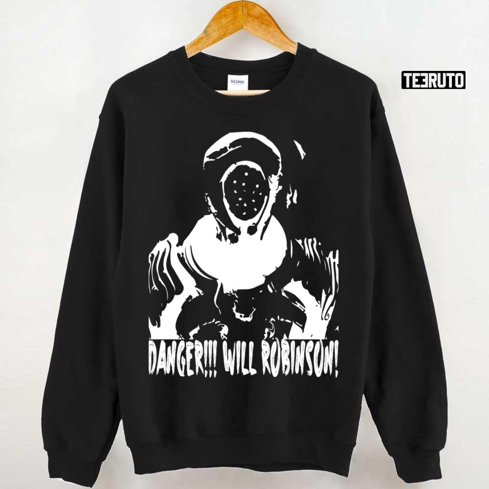 Lost In Space Danger Will Robinson Black Unisex Sweatshirt