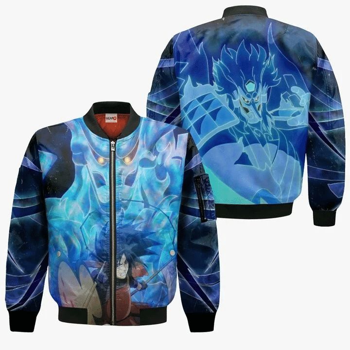 Madara Uchiha And Susanoo Anime Manga Naruto 3D Bomber Jacket