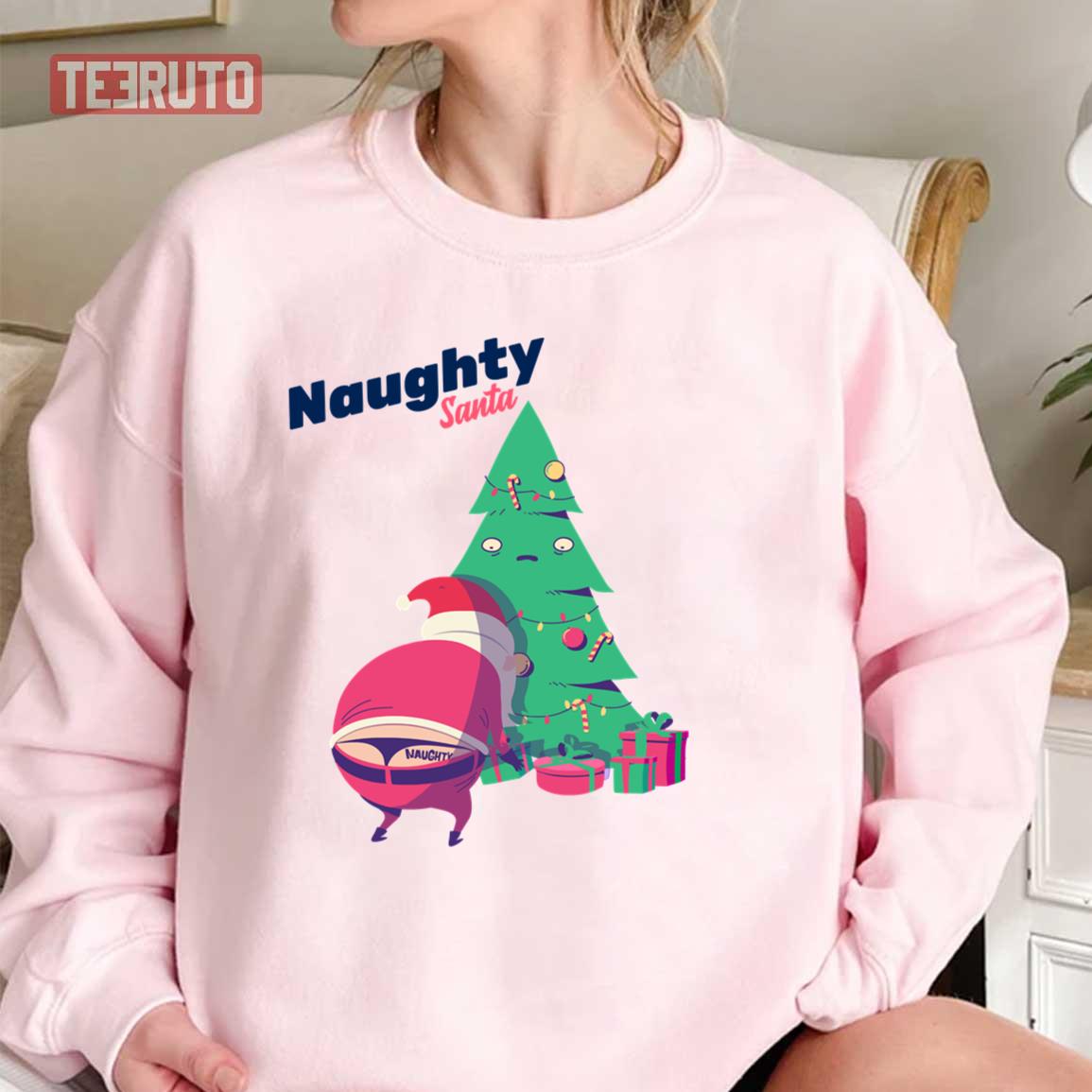Naughty Santa Christmas Unisex Sweatshirt