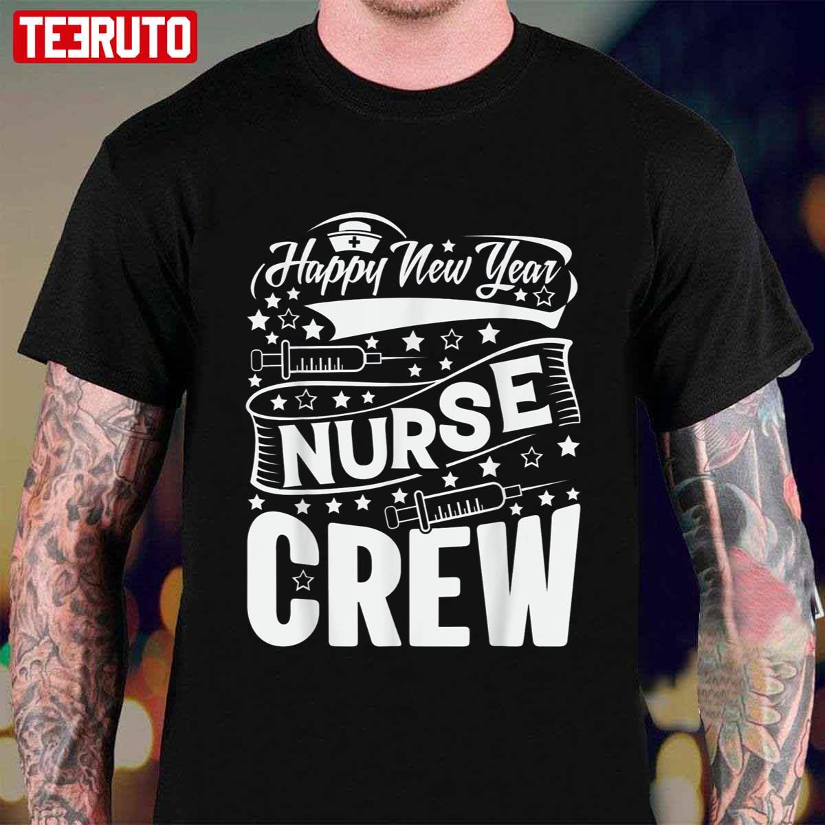 Nurse Crew Happy New Year 2022 Unisex T-Shirt