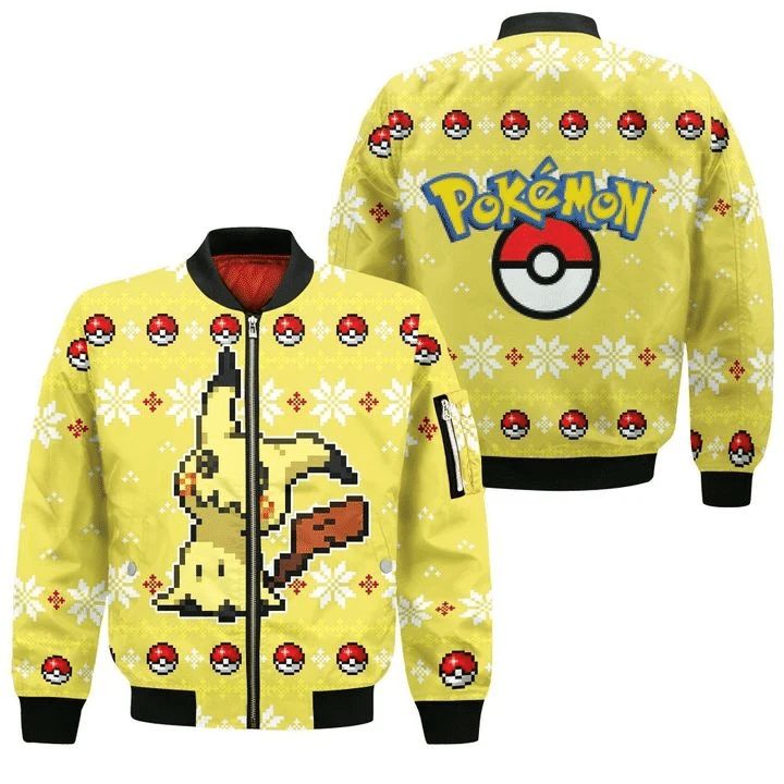 Pokemon Mimikyu Ugly Christmas Anime Manga 3D Bomber