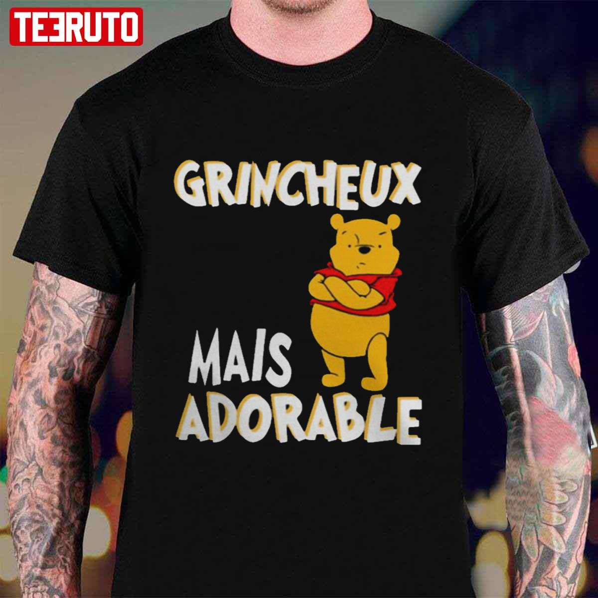 Pooh Grincheux Mais Adorable Unisex Sweatshirt