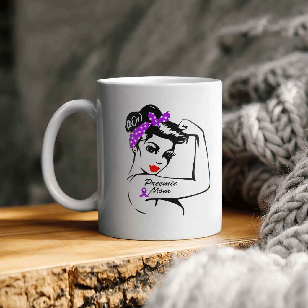 Preemie Mom Ceramic Coffee Mug