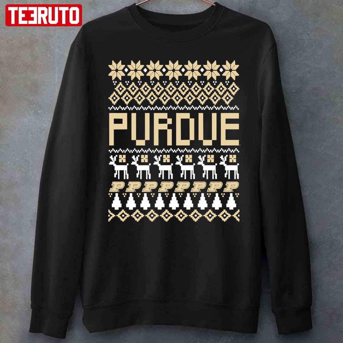 Purdue Boilermakers Holiday Ugly Unisex Sweatshirt
