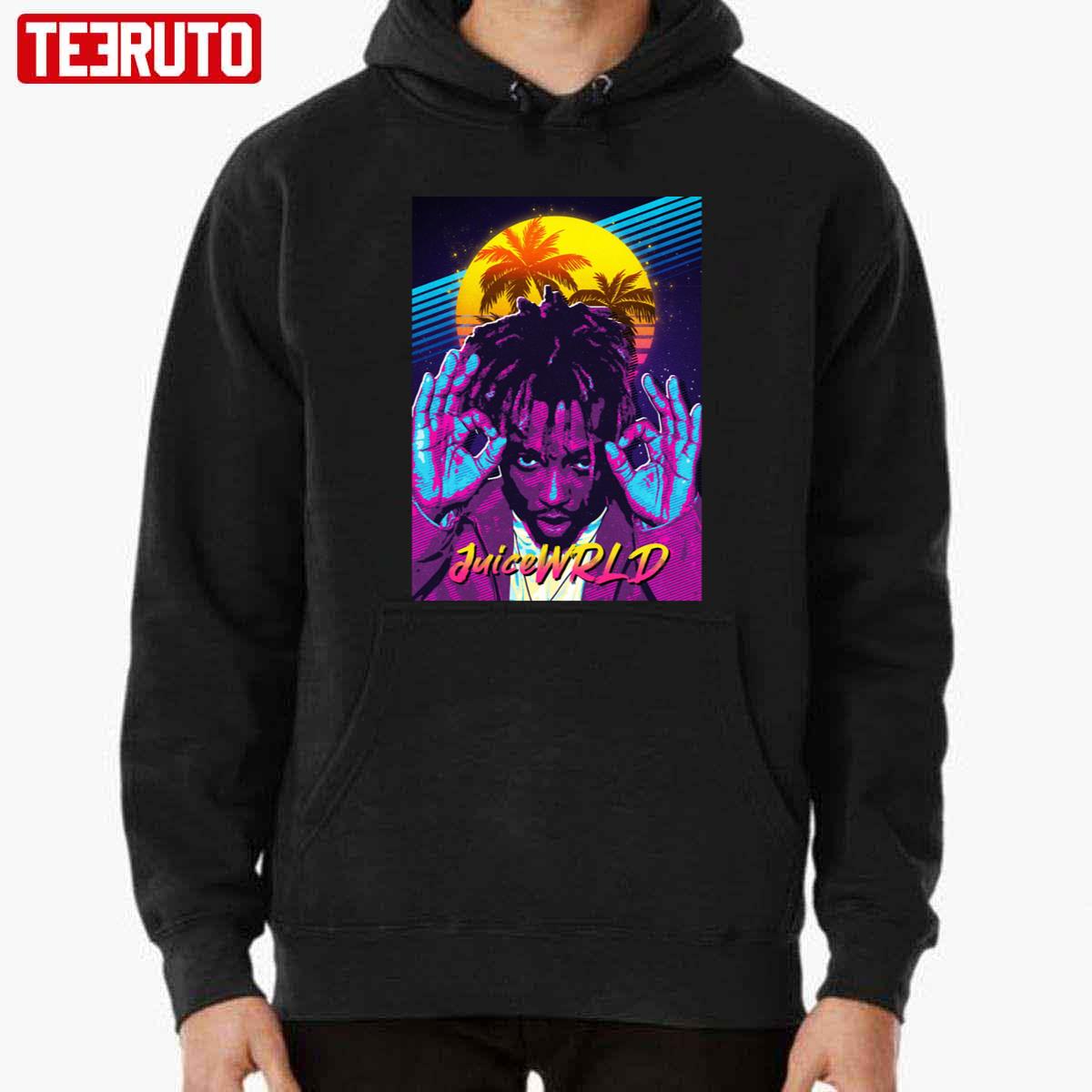 Purple Light Retro Juice WRLD Unisex Hoodie