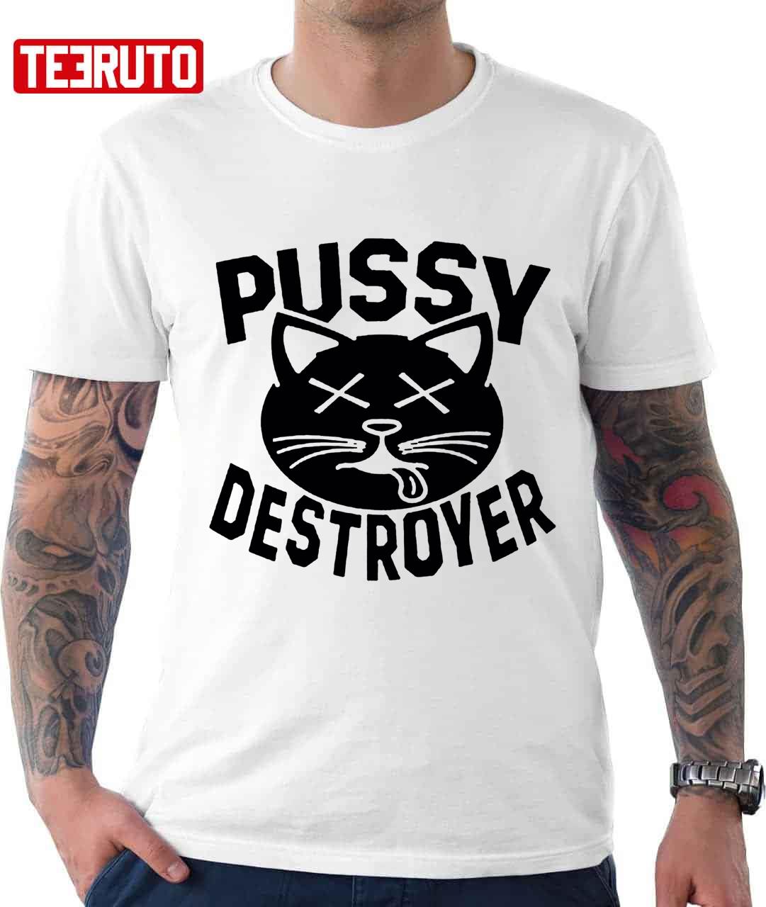 Pussy Destroyer Cat T-Shirt