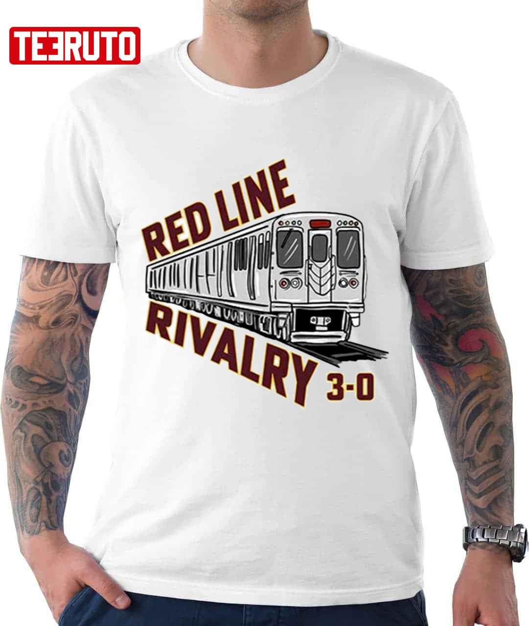 Red Line Rivalry 3-0 Unisex T-Shirt