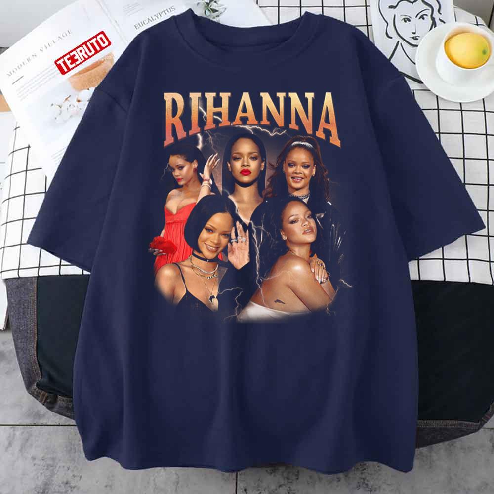 Rihanna Vintage 90s Hip Hop Rap Tour Unisex T-Shirt