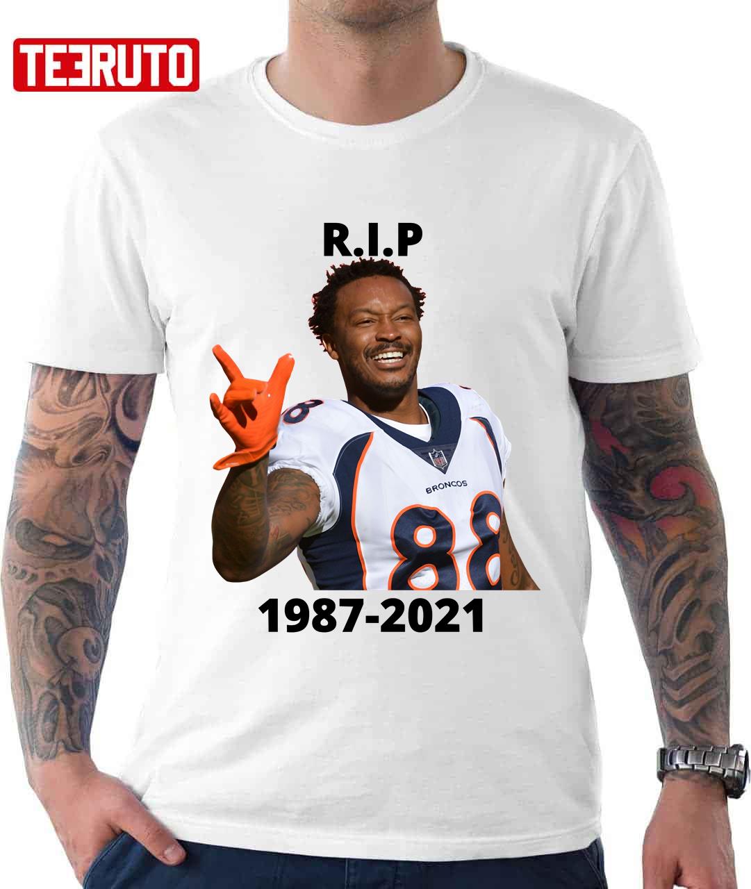 RIP Demaryius Thomas Denver Broncos 1987-2021 shirt, hoodie, sweater, long  sleeve and tank top