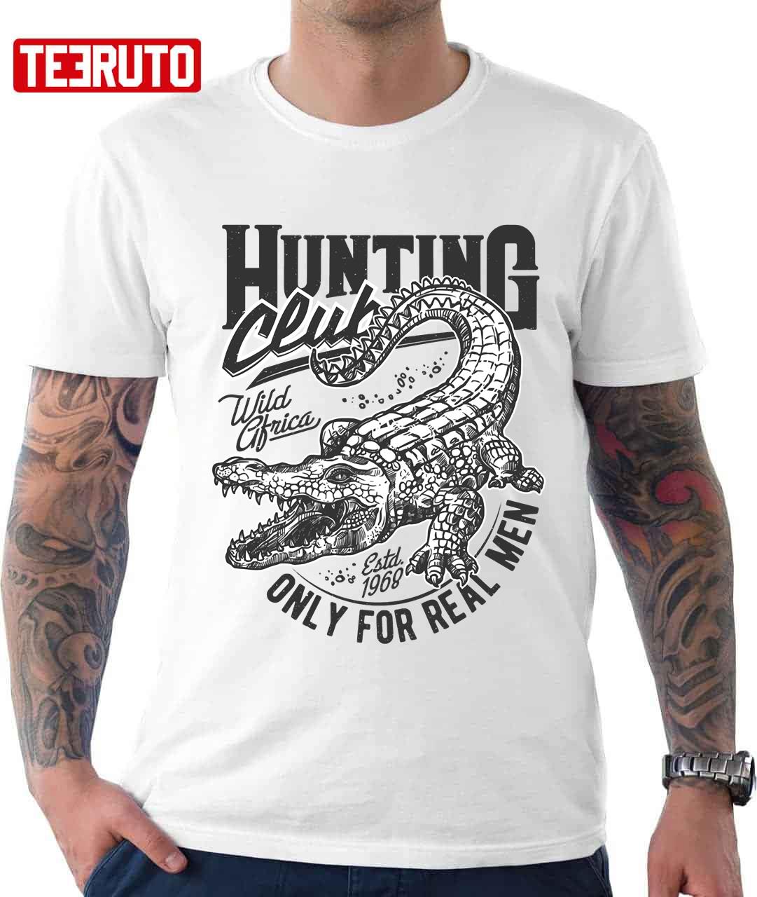 Safari Hunting Club Aligator Unisex T-Shirt