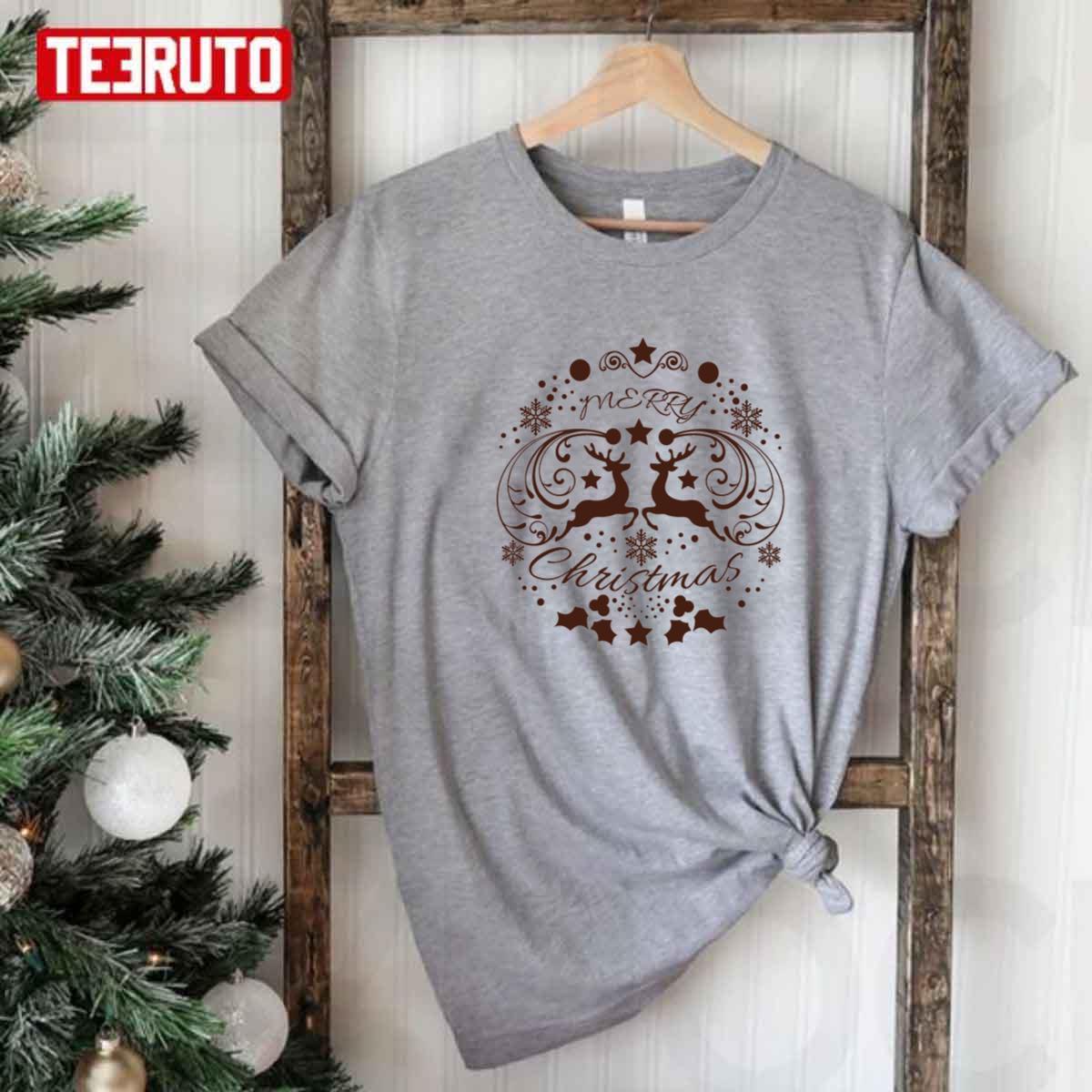 Scandinavian Christmas Norwegian Folk Art Cottage Core Hygge Unisex Sweatshirt