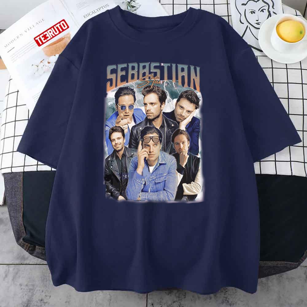 Sebastian Stan Winter Soldier Vintage 90s Tv Series Homage Unisex T-Shirt