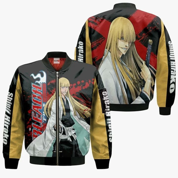 Shinji Hirako Anime Manga Bleach 3D Bomber Jacket