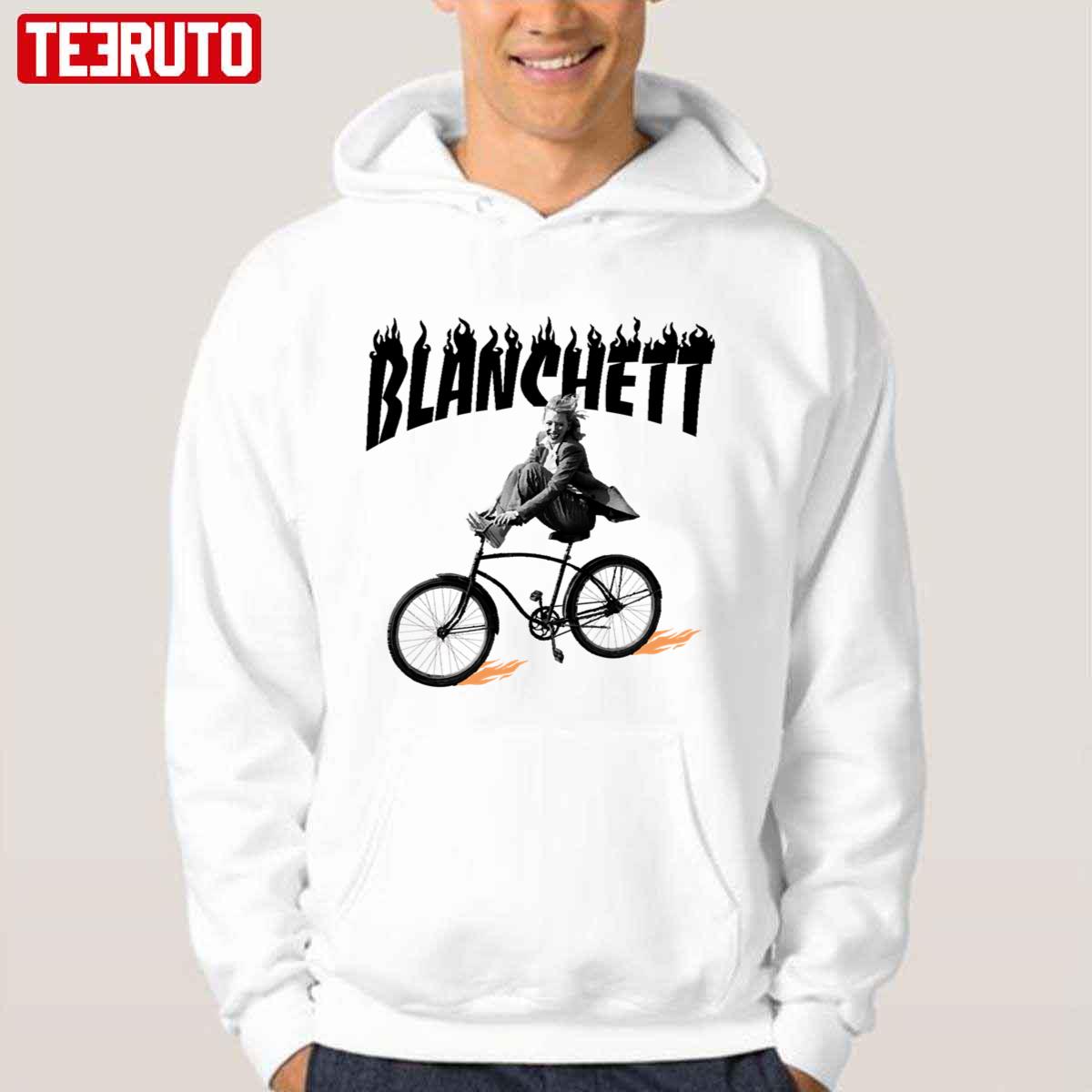 Skate Blanchett Ride A Bike Unisex Hoodie