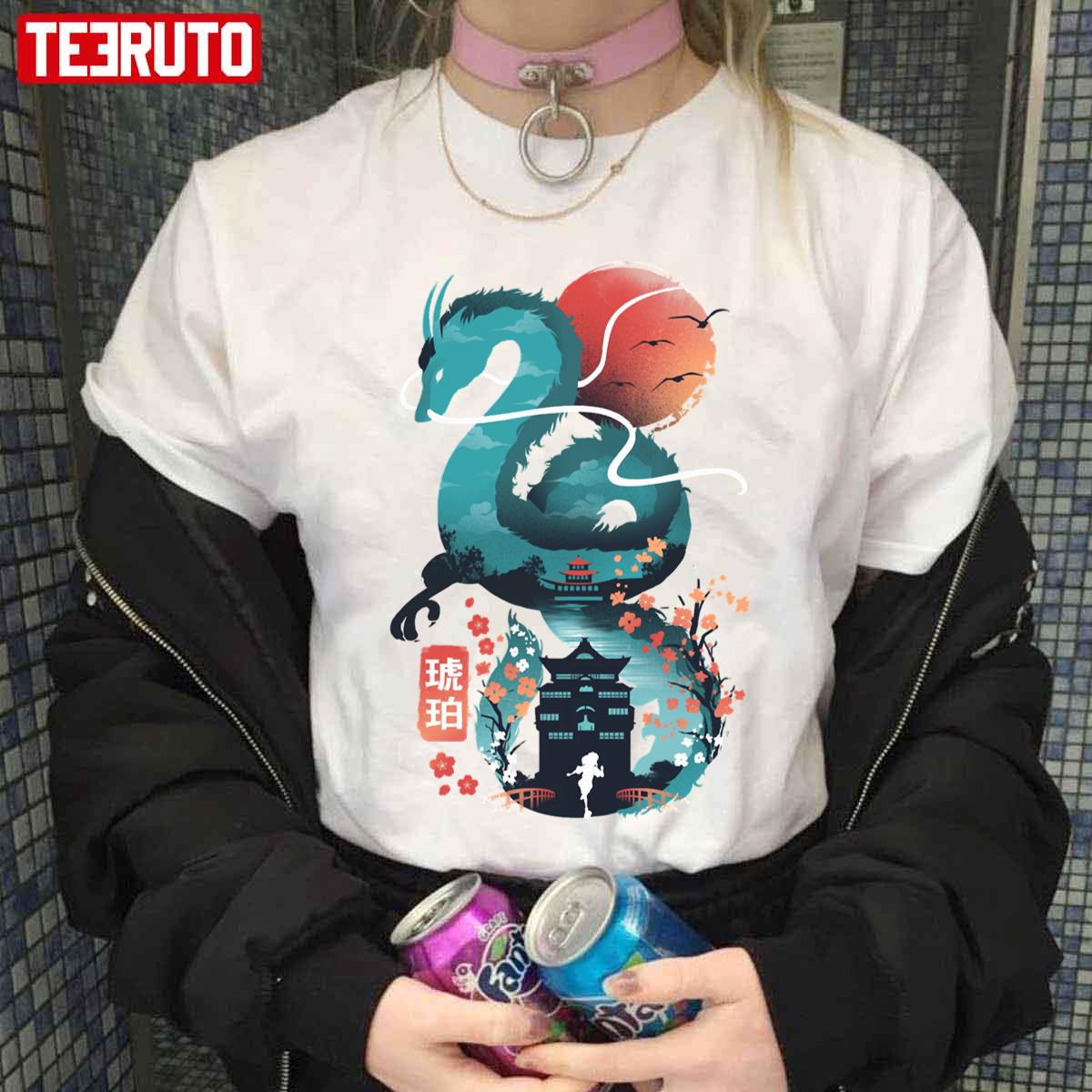 Spirit Away Haku Dragon Chihiro Unisex T-Shirt