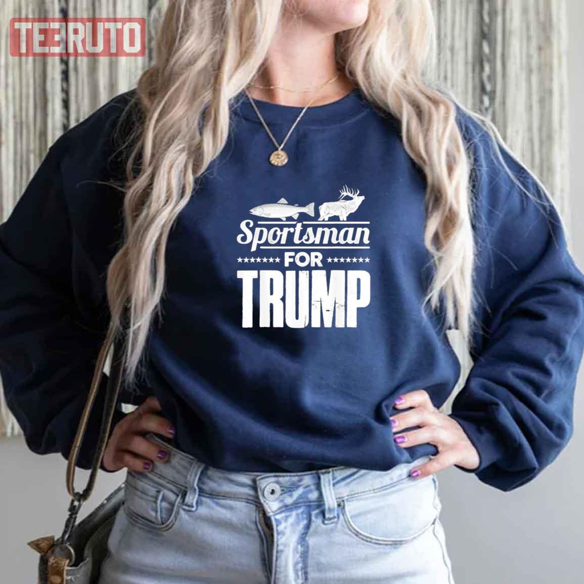 Sportsman Pro Trump Election Hunting Fishing Unisex Sweatshirt