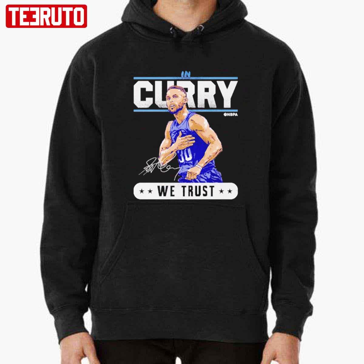 Steph Curry In Curry We Trust Signature Golden State Basketball Unisex ...