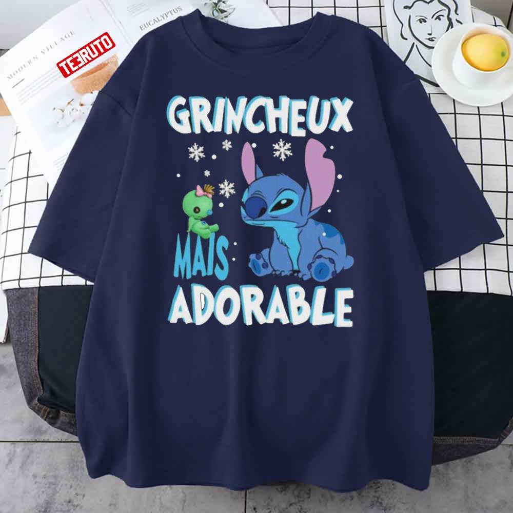 Stitch And Scrump Grincheux Mais Adorable Unisex T-Shirt