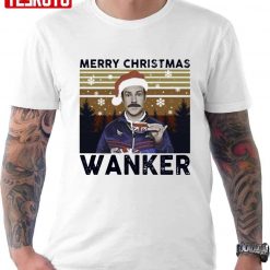 Ted Lasso Merry Christmas Wanker Vintage Unisex T-Shirt