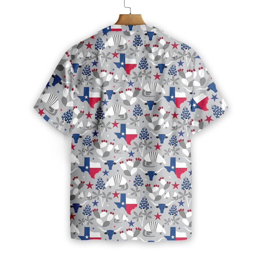 Texas Pattern Hawaiian Shirt 1