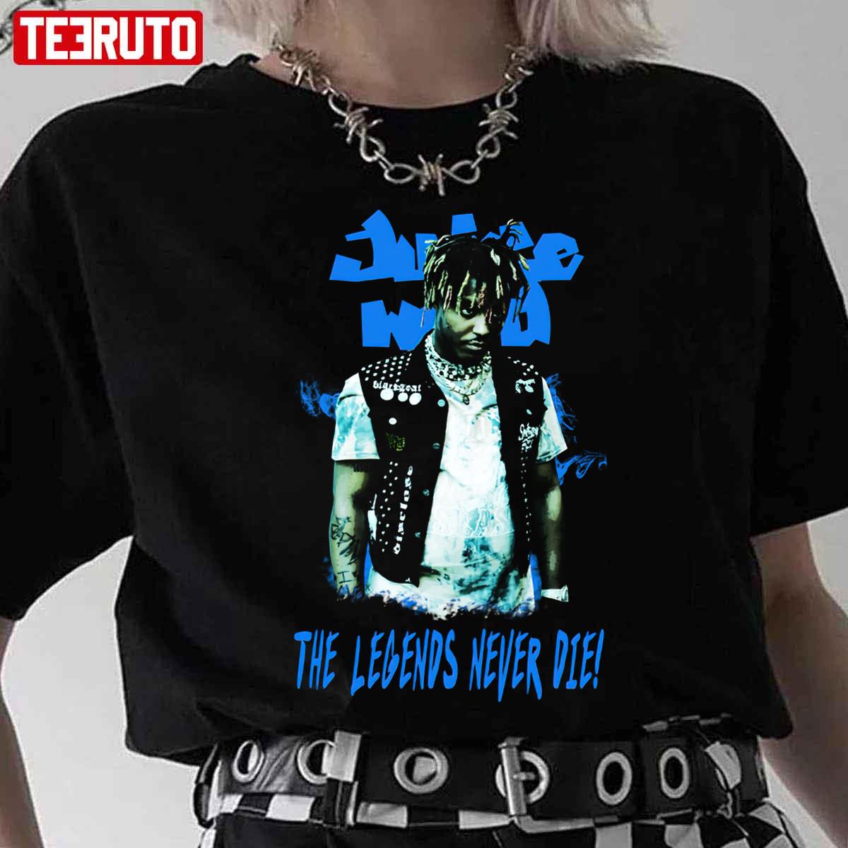 The Legend Never Die Juice Wrld Blue Unisex T-Shirt