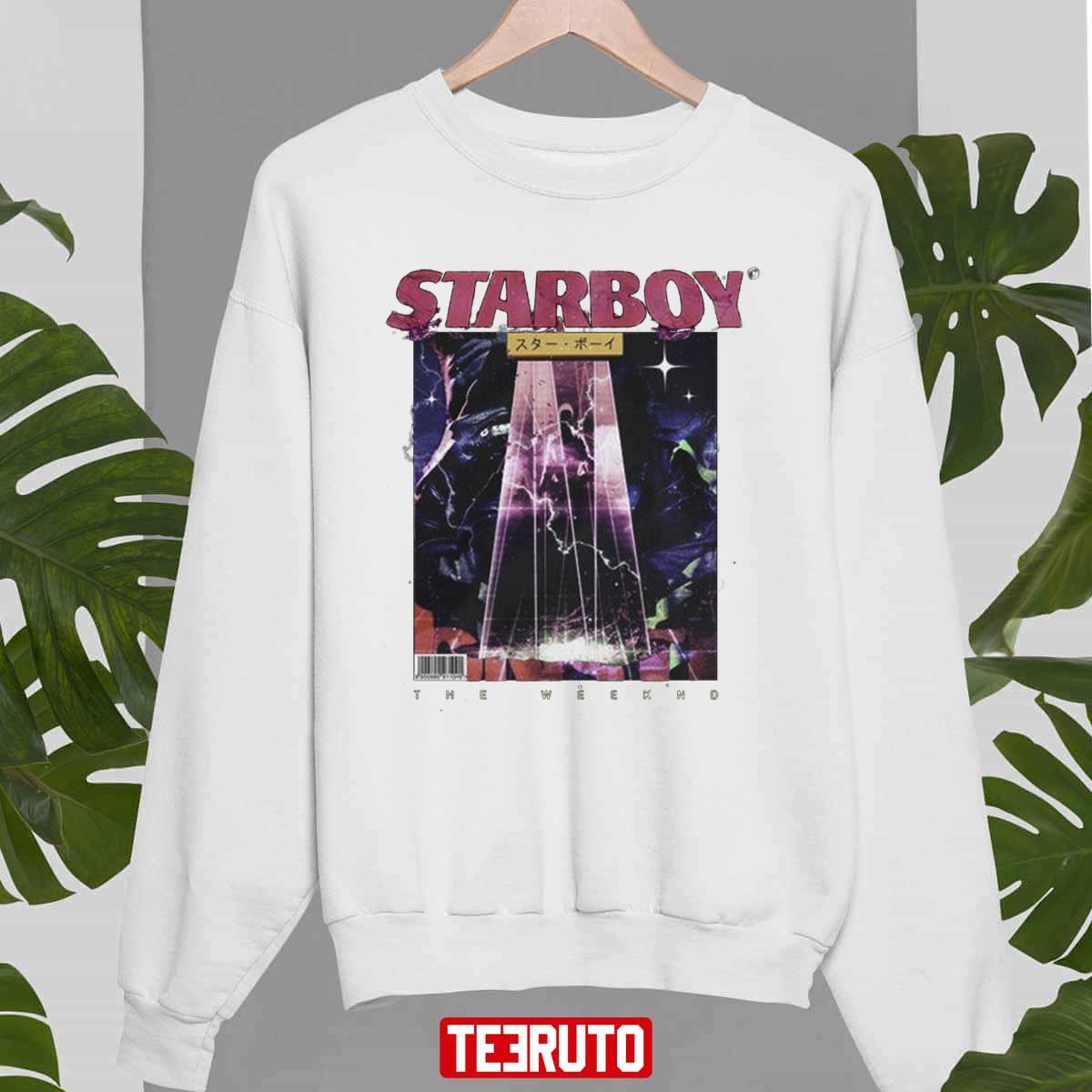 The Weeknd Starboy World Tour 221 Merch Unisex T-Shirt Sweatshirt