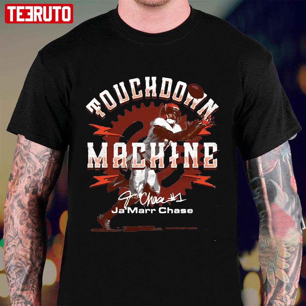 Touchdown Machine Ja’Marr Chase Cicinnati Unisex T-Shirt