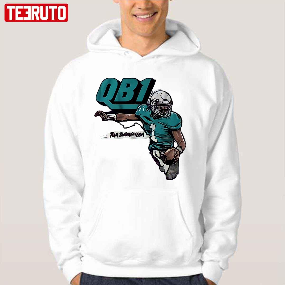  QB1 Tua Tagovailoa Miami Dolphins Unisex T-Shirt