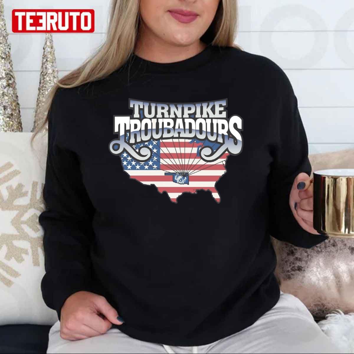 Turnpike Troubadours America Flag Unisex Sweatshirt