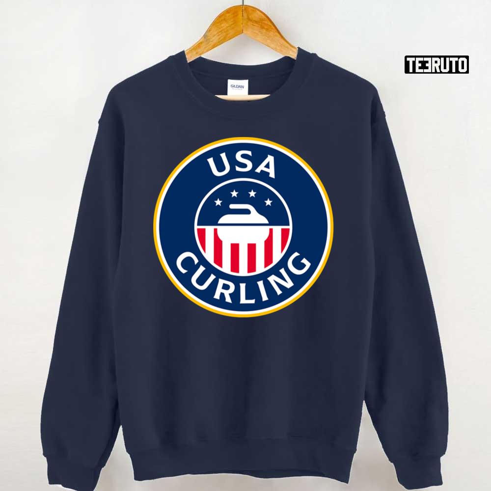 Usa Curling Unisex Sweatshirt