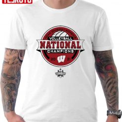 Wisconsin Badgers Fanatics Branded 2021 Volleyball National Champions Unisex T-Shirt