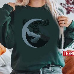 Wolf And Owl Trendy Unisex Sweatshirt