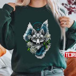 Wolf And Owl Unisex Sweatshirt