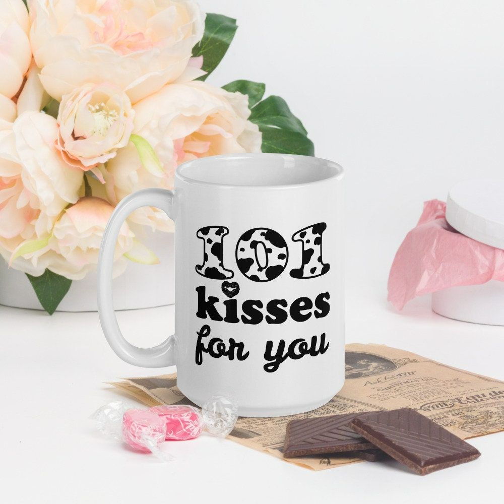 101 Dalmatians Kisses For You Valentines Mug
