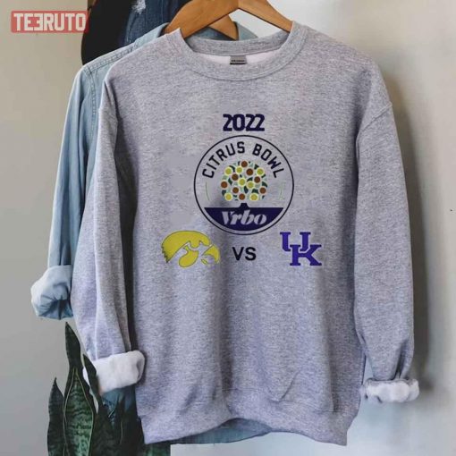 2022 Citrus Bowl Gear Iowa Hawkeyes Vs Kentucky Wildcats Champions Unisex T-Shirt