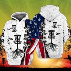 4th Of July Independence Day American Flag Disc Golf 3d Hoodie