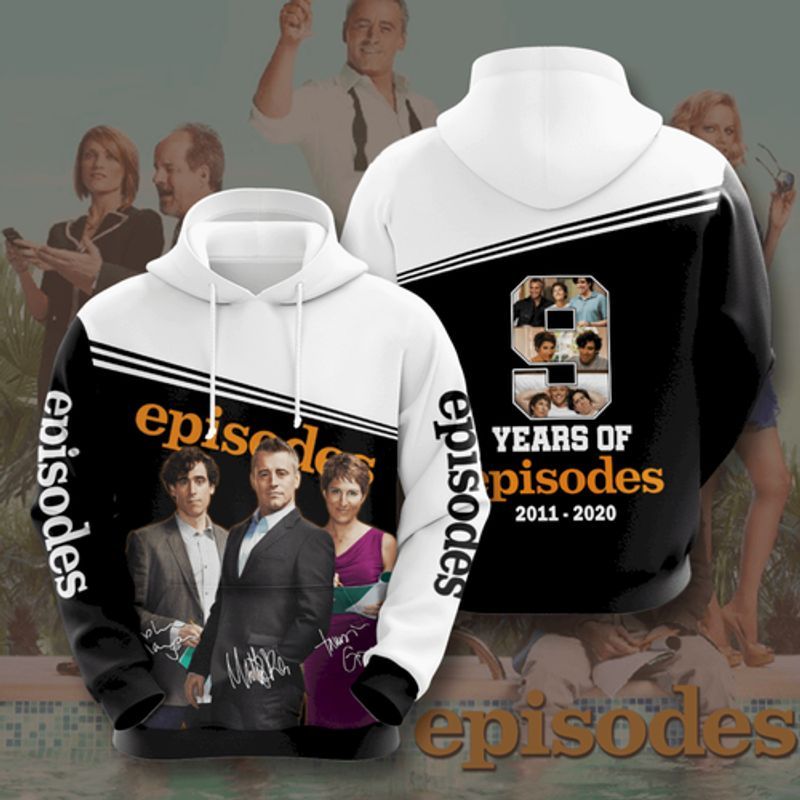 9 Years Of Episodes 3d Hoodie