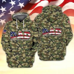 American Flag Regular Dad Trying Not To Raise Liberals Regular Dad 3d Hoodie