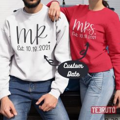 Bachelor Mr And Mrs Customize Days Matching Couple Valentine Sweatshirt