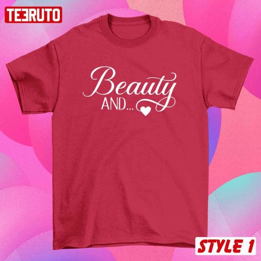 Beauty And The Beard Couple Matching Valentine’s Day T-Shirt