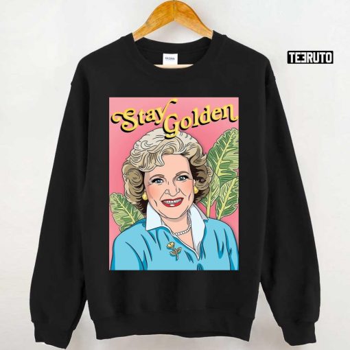 Betty White Rip Stay Golden Art Vintage Unisex T-Shirt