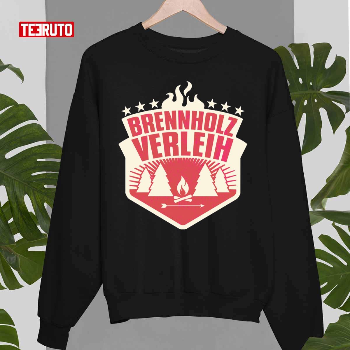 Brennholz Verleih Camping Nature Unisex Sweatshirt