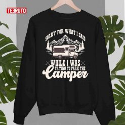 Camper Parking Outdoors Camp Nature Unisex Sweatshirt