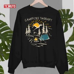 Campfire Therapy Camping Nature Adventure Outdoor Unisex Sweatshirt