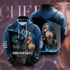 Cher 57th Anniversary 1963 2020 Signature Design Gift For Fan Custom 3d All Over Printed Hoodie