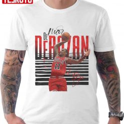 Chicago Bulls 11 Demar Derozan Signature Unisex T-Shirt