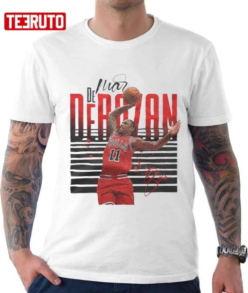 Chicago Bulls 11 Demar Derozan Signature Unisex T-Shirt